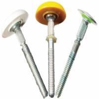 HLPEW-R12-23PL, Huck, Hucktainer Frp Lockbolt Pin, [3/8] .395 Dia [1.375-1.500Gr], Wide Hd Steel Z